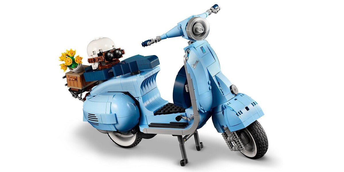LEGO Creator Vespa 125 10298 kreatywność zabawa rozwój klocki figurki minifigurki jakość tradycja konstrukcja nauka wyobraźnia role jakość bezpieczeństwo wyobraźnia budowanie pasja hobby