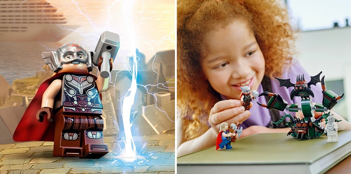 LEGO Marvel Atak na Nowy Asgard 76207 Pomoc w rozwoju życiowych umiejętności