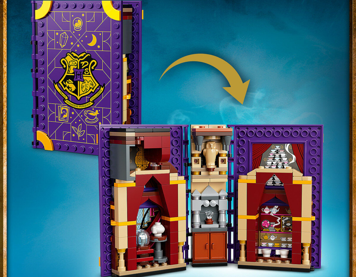 LEGO Harry Potter Chwile z Hogwartu: zajęcia z wróżbiarstwa 76396 ksiazka figurki
