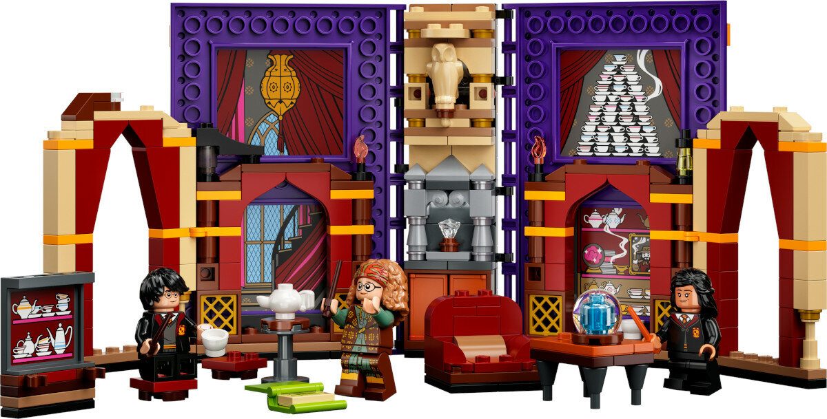 LEGO Harry Potter Chwile z Hogwartu: zajęcia z wróżbiarstwa 76396 zawartosc opakowania