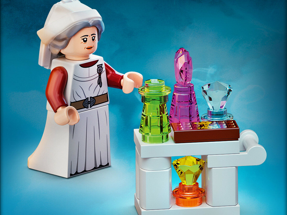LEGO Harry Potter Skrzydło szpitalne Hogwartu 76398 szczegoly elementy