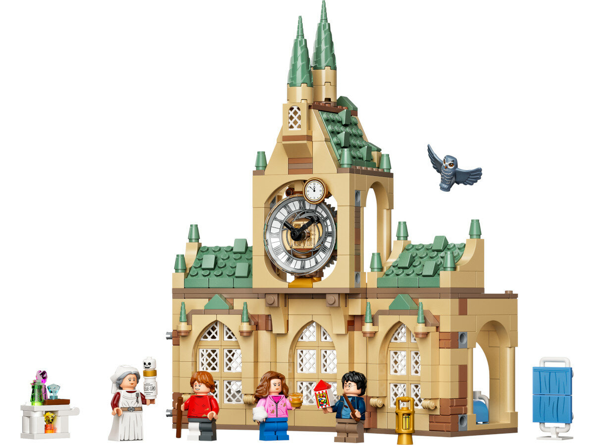 LEGO Harry Potter Skrzydło szpitalne Hogwartu 76398 zawartosc zestawu