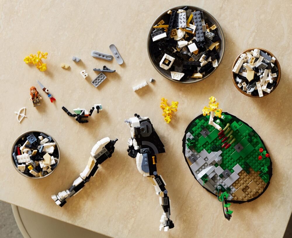 LEGO Creator Expert Horizon Forbidden West: Żyraf 76989     klocki elementy zabawa łączenie figurki akcesoria figurka zestaw 