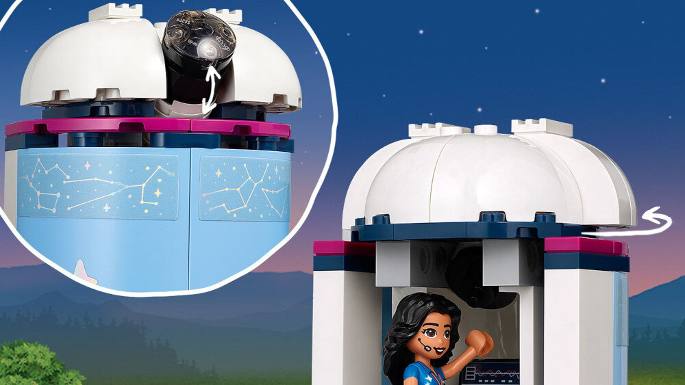 LEGO Friends Kosmiczna akademia Olivii  - możliwości