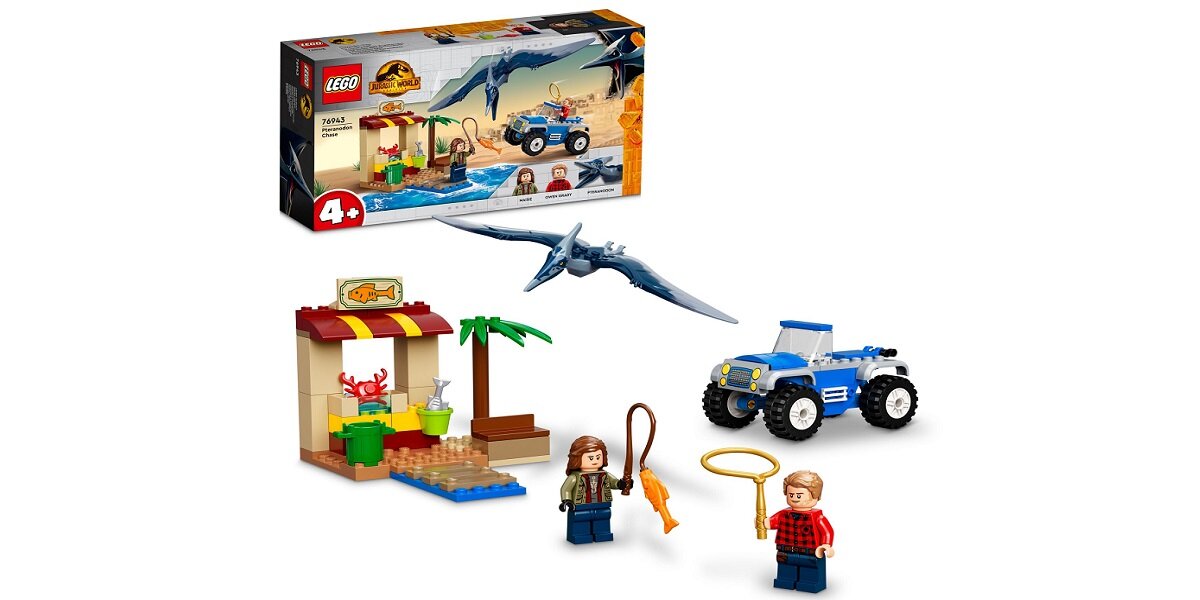 LEGO Jurassic World Погоня за птеранодоном 76943 Зручна упаковка