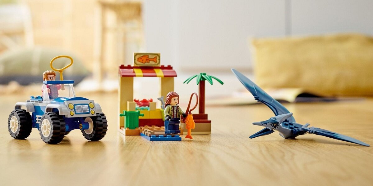 LEGO Jurassic World Погоня за птеранодоном 76943 Іграшка для маленьких любителів динозаврів Багато годин творчої гри