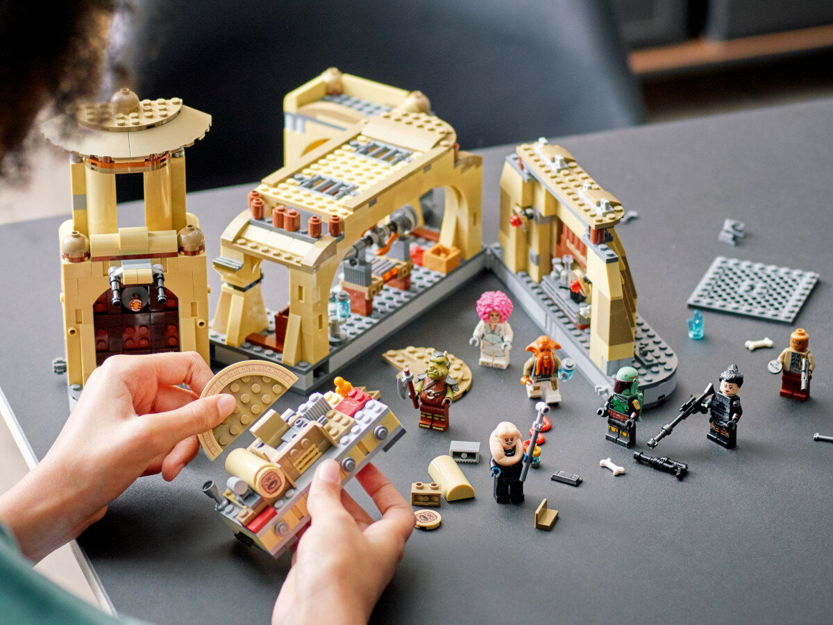 LEGO Star Wars Sala tronowa Boby Fetta 75326 instrukcje aplikacja