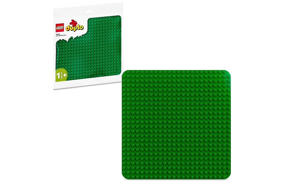 LEGO DUPLO Zielona płytka konstrukcyjna 10980 dziecko kreatywność zabawa nauka rozwój klocki figurki minifigurki jakość tradycja konstrukcja nauka wyobraźnia role jakość bezpieczeństwo wyobraźnia budowanie pasja hobby funkcje instrukcja aplikacja LEGO Builder
