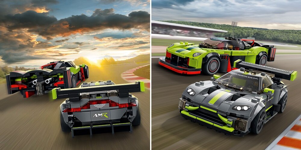 LEGO Speed Champions Aston Martin Valkyrie AMR PRO i Aston Martin Vantage GT3 76910 Cyfrowe instrukcje budowania