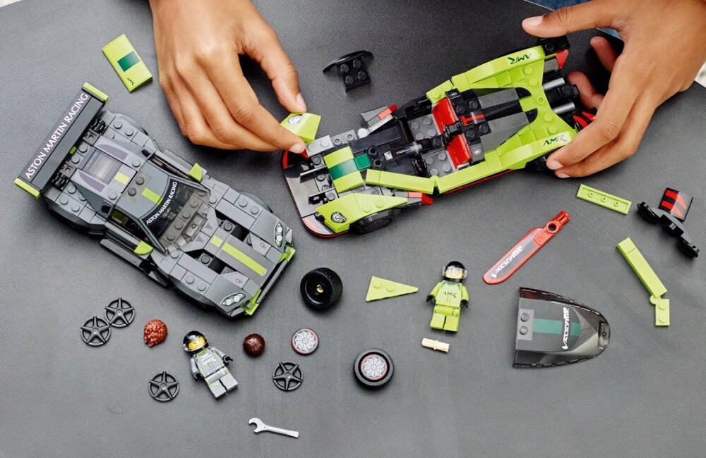 LEGO Speed Champions Aston Martin Valkyrie AMR PRO i Aston Martin Vantage GT3 76910 Wysoka jakość i bezpieczeństwo