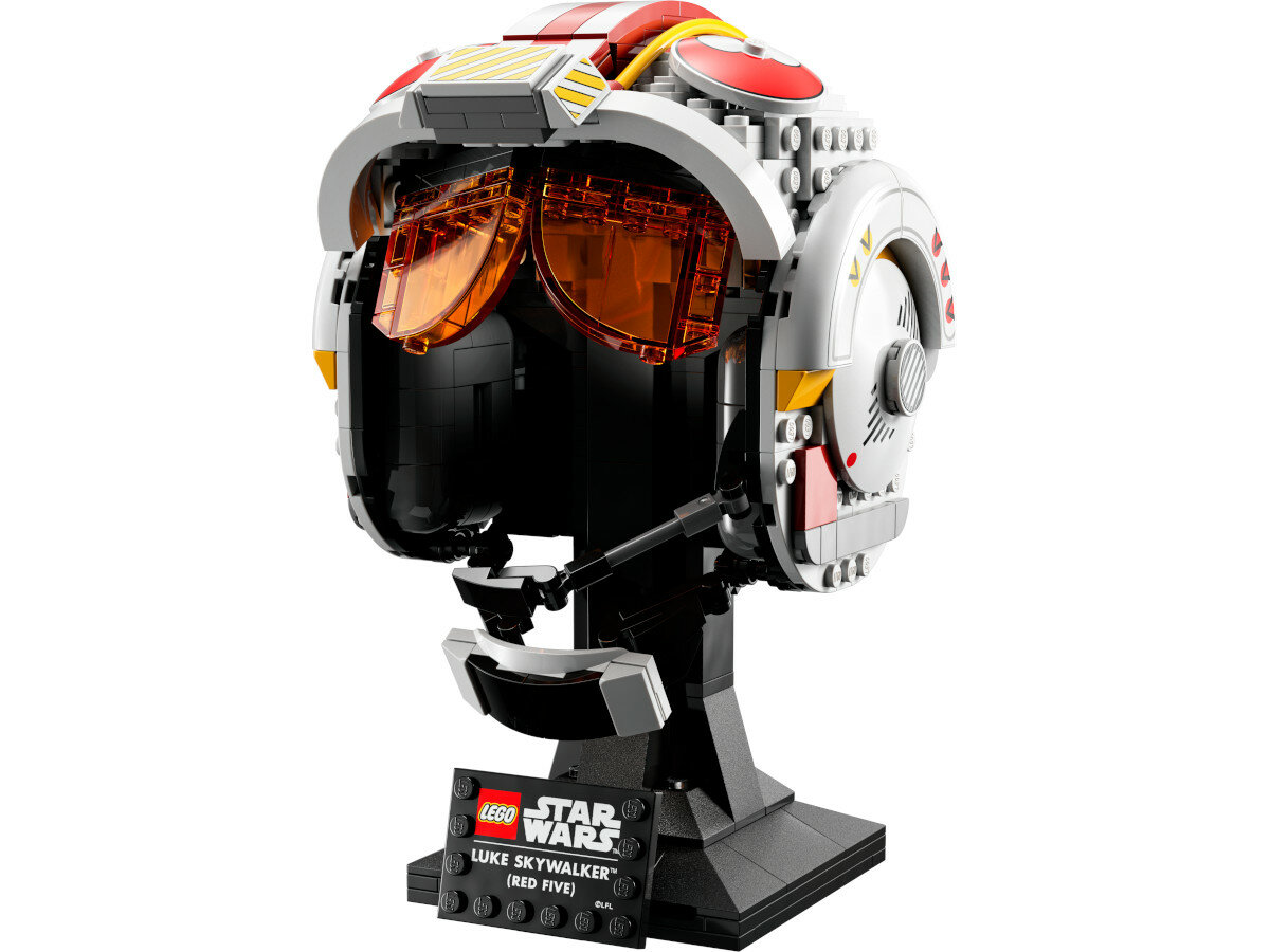LEGO Star Wars Hełm Luke’a Skywalkera - Czerwony Pięć 75327 wyglad helm