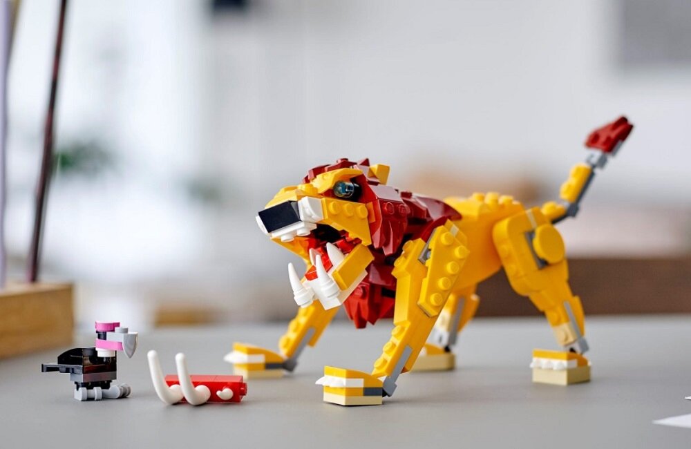 LEGO Creator Dziki lew 31112 Fantastyczna kraina czeka na Twoje pomysły