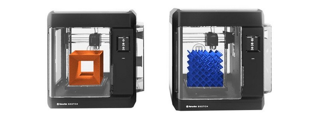 Drukarka 3D MAKERBOT Sketch drukowanie filament materiały szybkość temperatura dysze