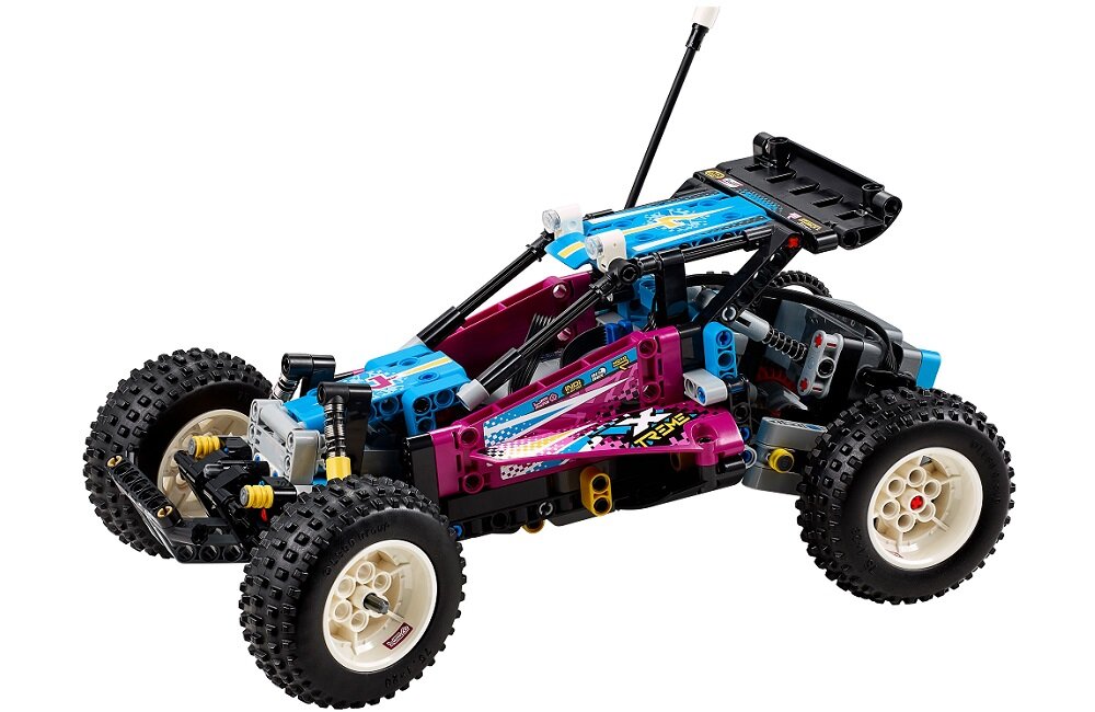 LEGO Technic Łazik terenowy 42124 Klocki są do siebie perfekcyjnie dopasowane