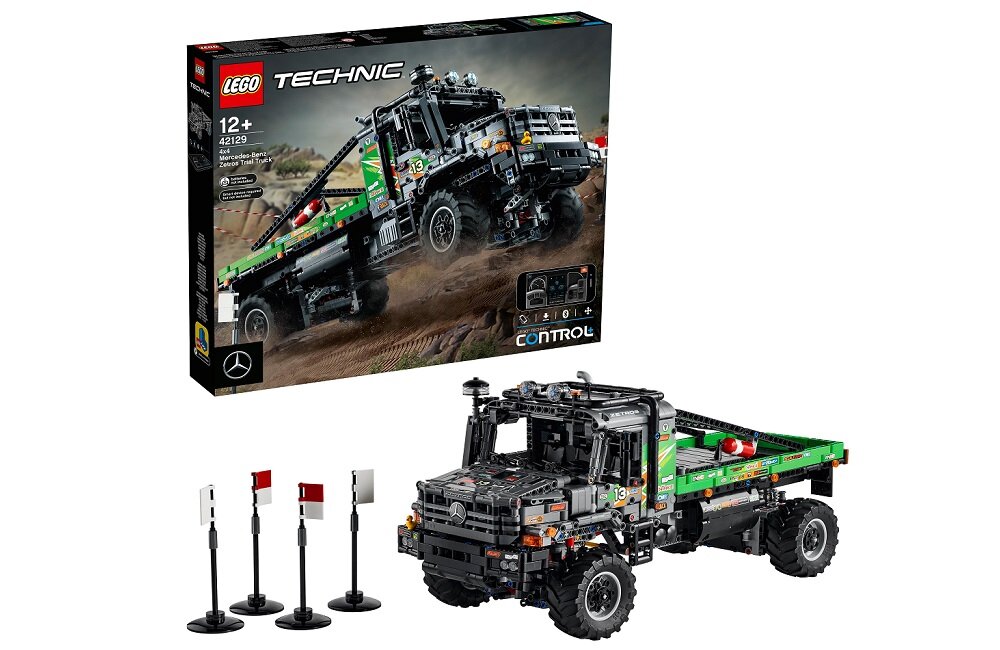 LEGO Technic Ciężarówka Mercedes Benz Zetros 42129 Klocki LEGO są do siebie perfekcyjnie dopasowane