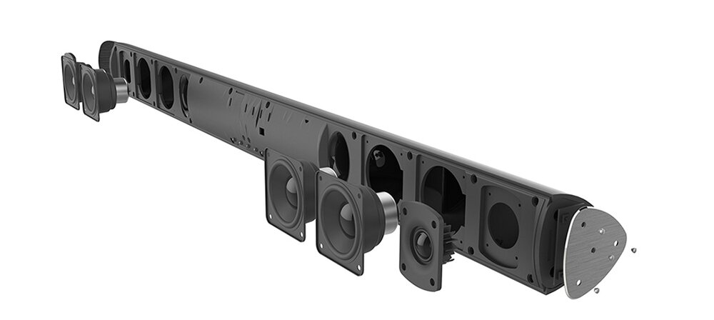 Soundbar EDIFIER B3 dźwięk jakość przetworniki połączenie zniekształcenia kable tryby pracy design możliwości