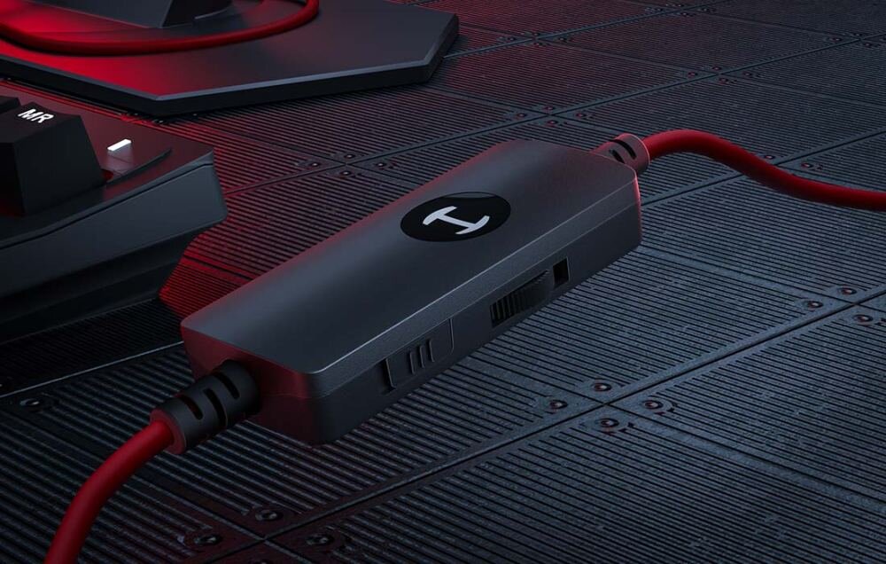 Słuchawki EDIFIER Hecate G1 podświetlenie obsługa przewód długość głośność