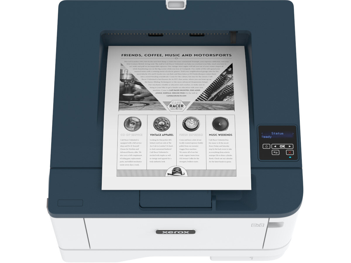 Drukarka XEROX B230 rozdzielczość kolor formaty głośność jakość