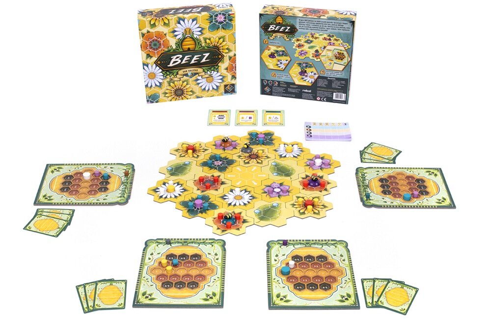 Gra planszowa REBEL Beez 2002589 Spójrz na świat oczami pszczoły Gwarancja wielu godzin ciekawej rozgrywki