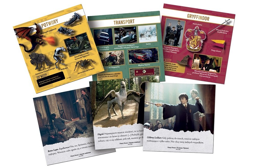 Gra karciana REBEL Brainbox Harry Potter 2003610 łatwe zasady