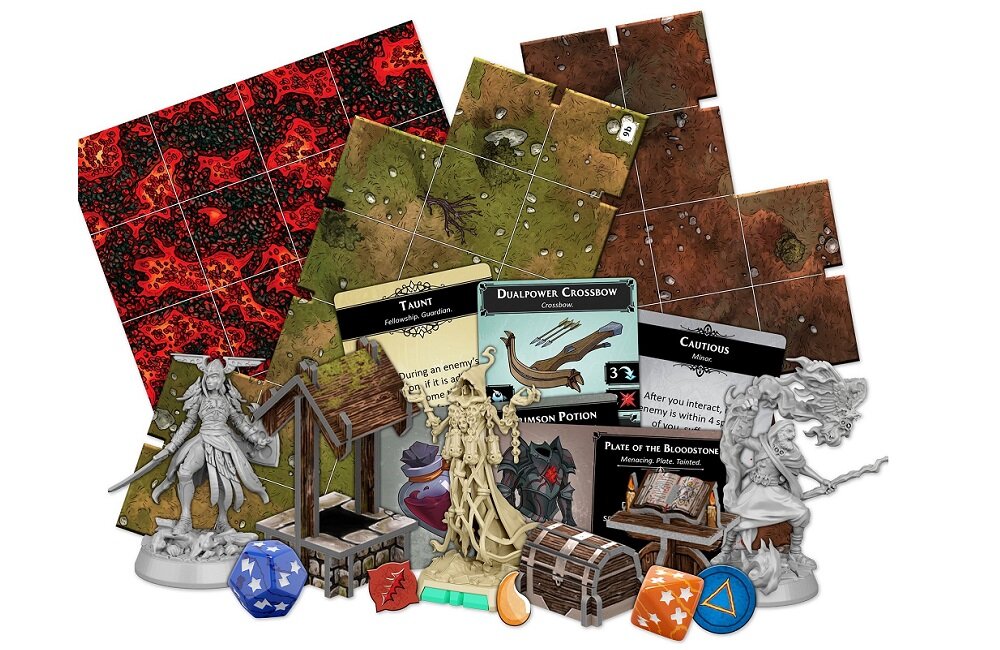 Gra planszowa REBEL Descent Legendy Mroku 2001218 zasady