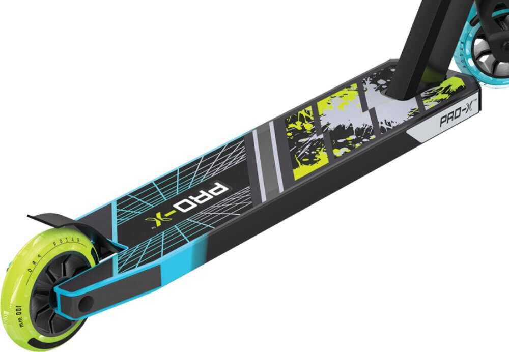 Hulajnoga RAZOR Pro X szeroki podest jezdny antypoślizgowa powierzchnia maksymalne obciążenie do 100 kg