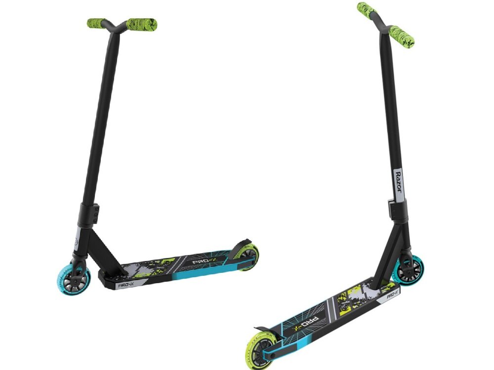 Hulajnoga RAZOR Pro X koła szprychowe 10 cm nowoczesne koła uretanowe niskie opory toczenia wentyl samochodowy