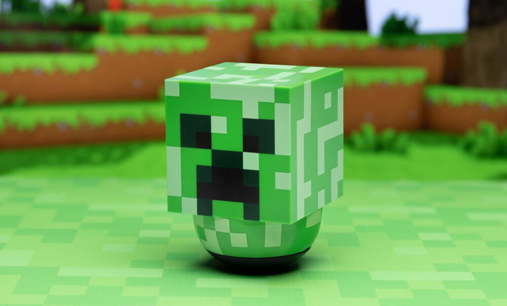 Lampa gamingowa PALADONE Minecraft Creeper wysokość funkcja automatycznego wyłączania