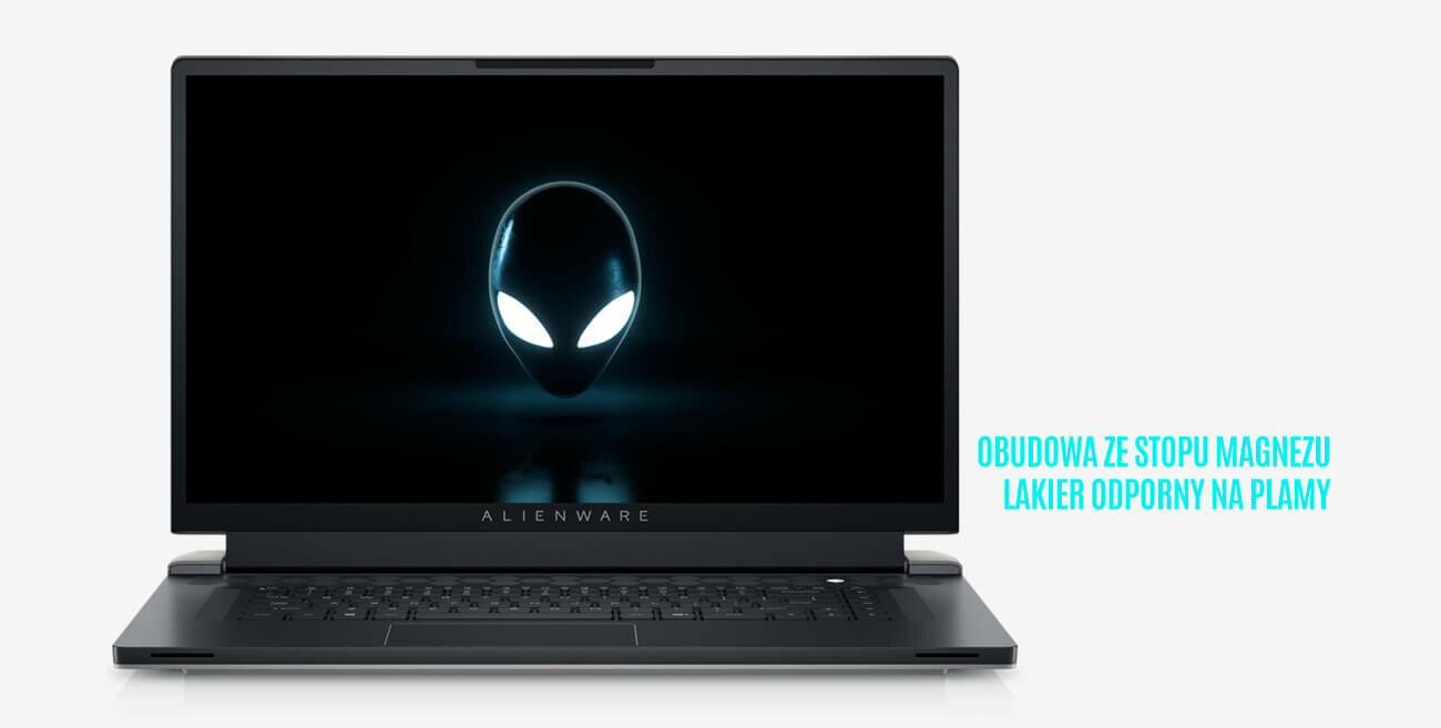 Laptop DELL Alienware X17 15R1 - design 