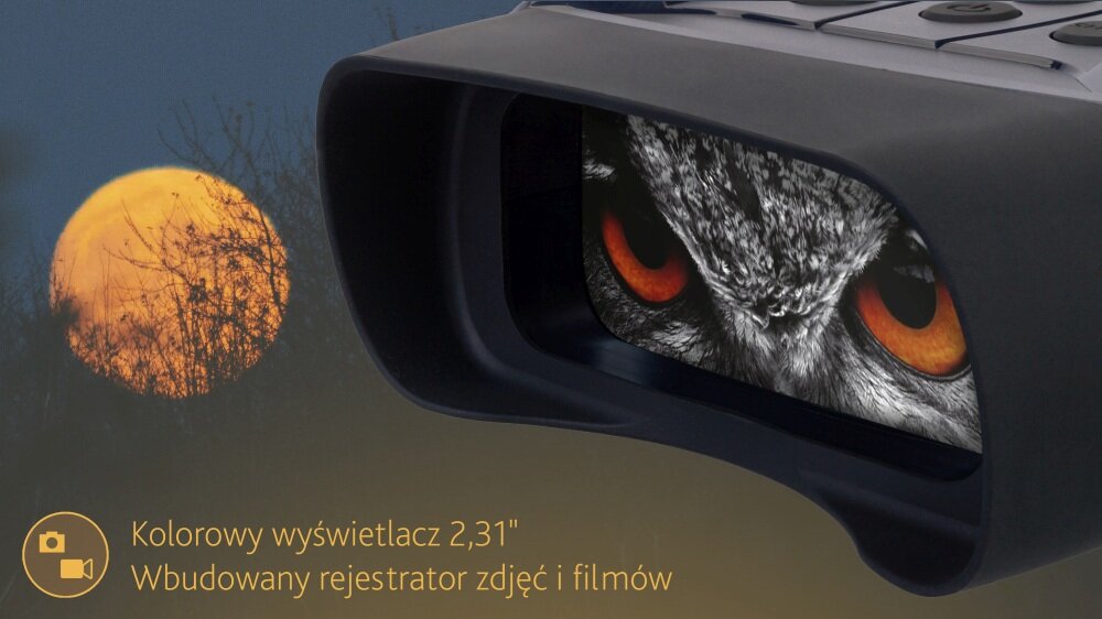 Lornetka noktowizyjna DISCOVERY Night BL10 ze statywem przesyłanie danych rejestrator zdjęcia filmy