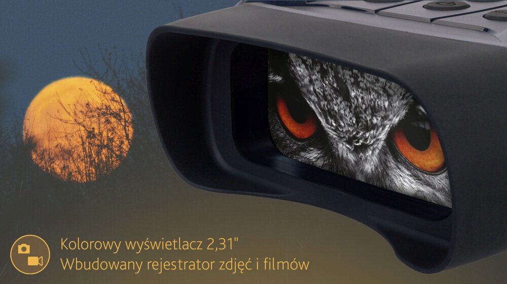 Lornetka noktowizyjna DISCOVERY Night BL20 ze statywem przesyłanie danych rejestrator zdjęcia filmy