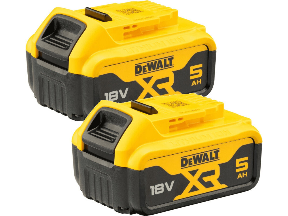Zestaw DEWALT DCK2020P2T akumulatorowa wiertarko-wkrętarka DCD791 bezszczotkowy silnik akumulator napięcie 18 V pojemność 5 Ah maksymalna prędkość do 2000 obr/min moment obrotowy do 70 Nm