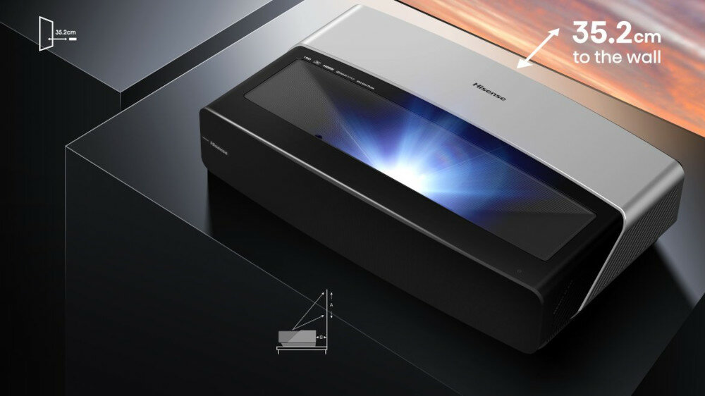 Laser TV HISENSE 120L5F - ustawienie