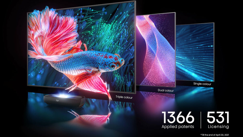 Laser TV HISENSE 100L9G - trichroma