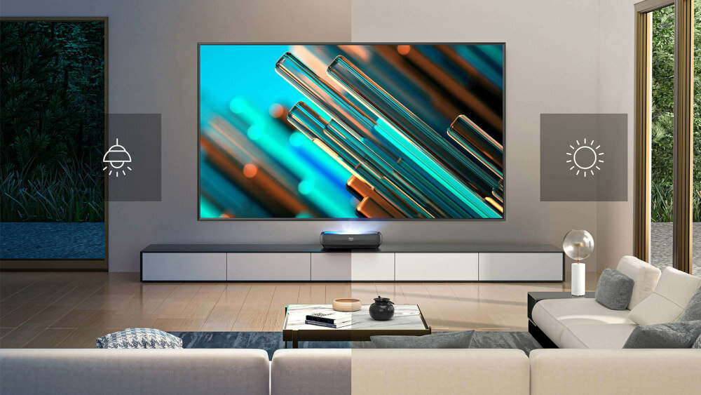 Laser TV HISENSE 100L9G - ekran