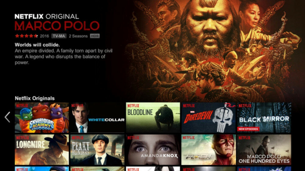 Telewizor TCL S6203 - netflix
