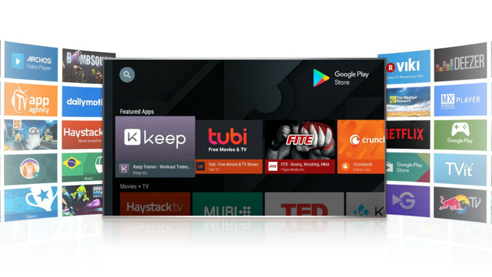 Telewizor TCL S6203 - google play