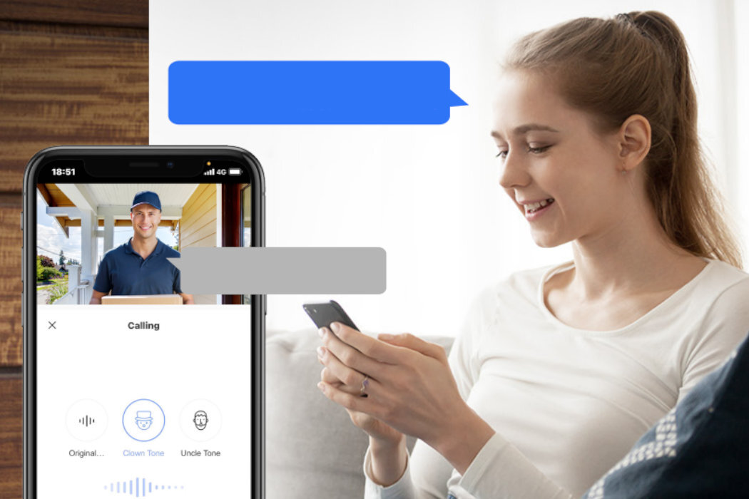 Dzwonek EZVIZ DB2 2K CS-DB2-A0-2C3WPB Wi-Fi bezpieczeńswto zabezpieczenie kamera dzwonek aplikacja wyposażenie