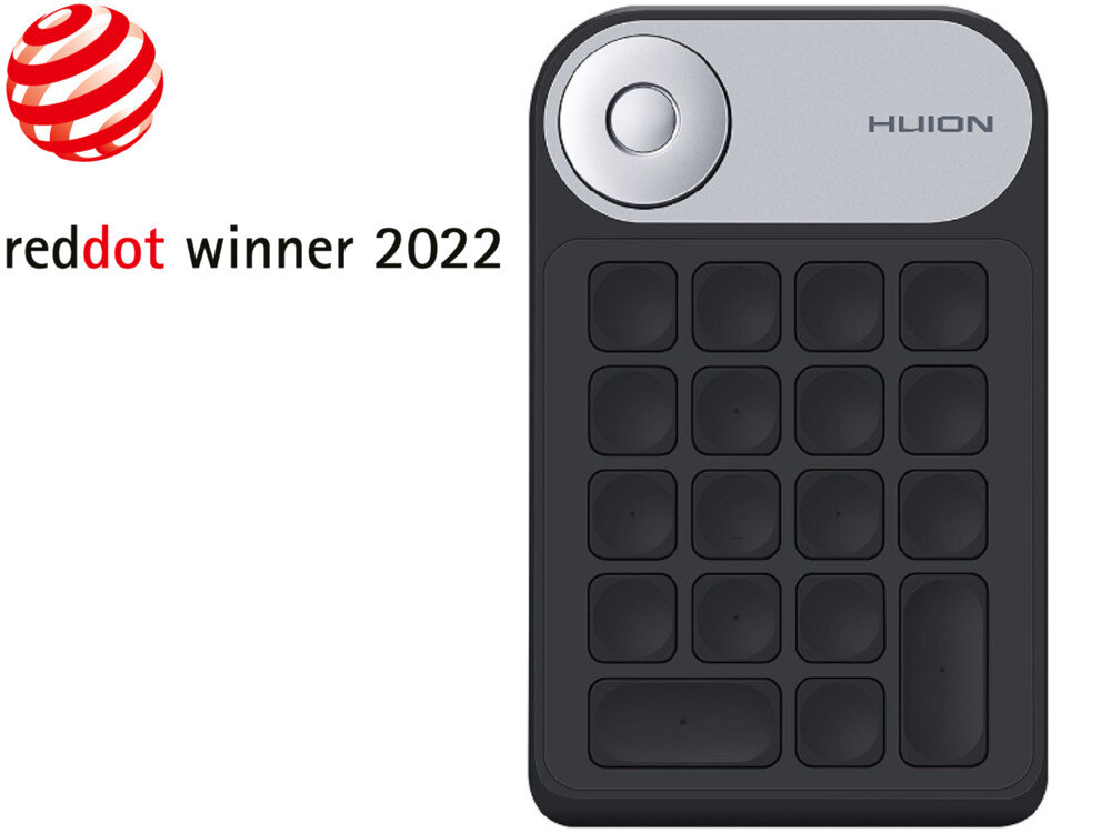 Klawiatura HUION Mini Keydial KD100 nagroda reddot