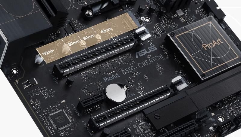 Płyta główna ASUS ProArt B550 Creator - PCIe 4.0 NVMe SSD