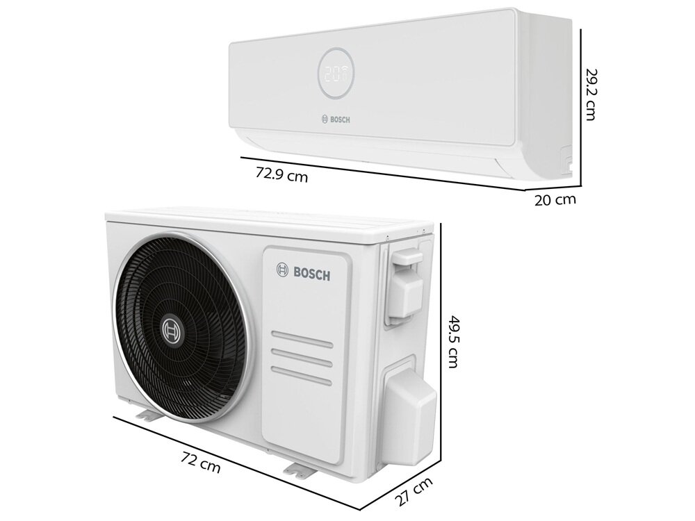 Klimatyzator BOSCH Climate CL3000I U W 26 E z usługą montażu