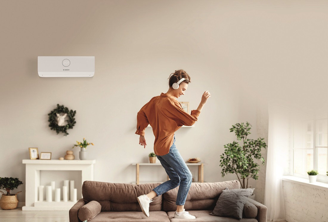 Klimatyzator BOSCH  Climate CL 3000I z usluga montazu Filtr BIO Filtr HD Technologia i-Clean funkcja samoczyszczenia