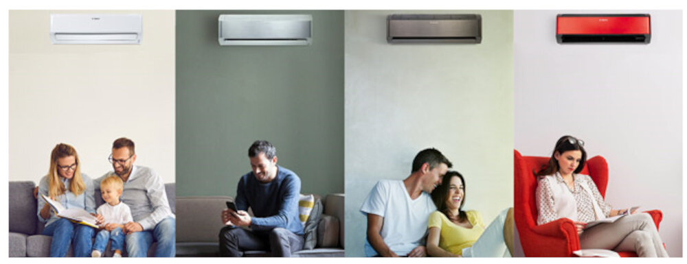 Klimatyzator BOSCH Split Split CLC8001I-W 25 ET/CLC8001I 25E E kolory kolorystyka