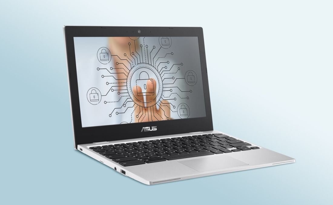 Laptop ASUS Chromebook CX1 - Bezpieczeństwo