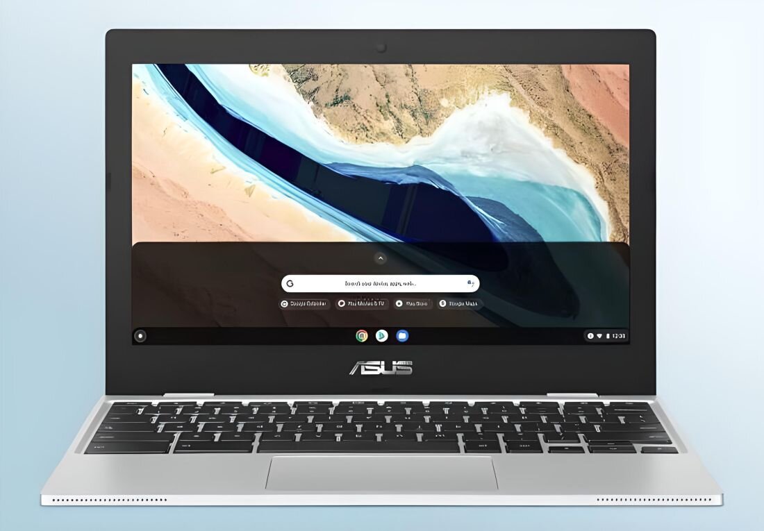 Laptop ASUS Chromebook CX1 - asystent Google