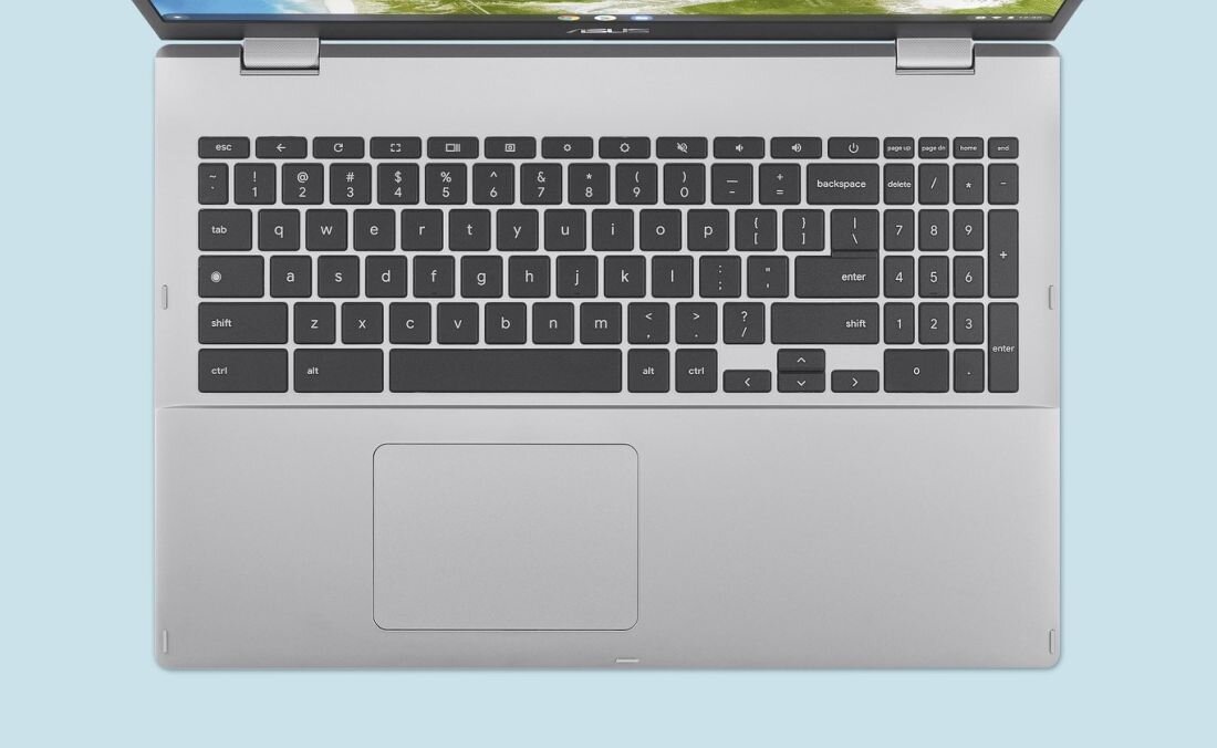 Laptop ASUS Chromebook CX1 - klawiatura 