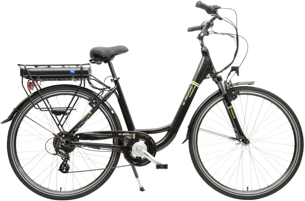 Rower elektryczny INDIANA E8000 D18 Czarny wyglad front