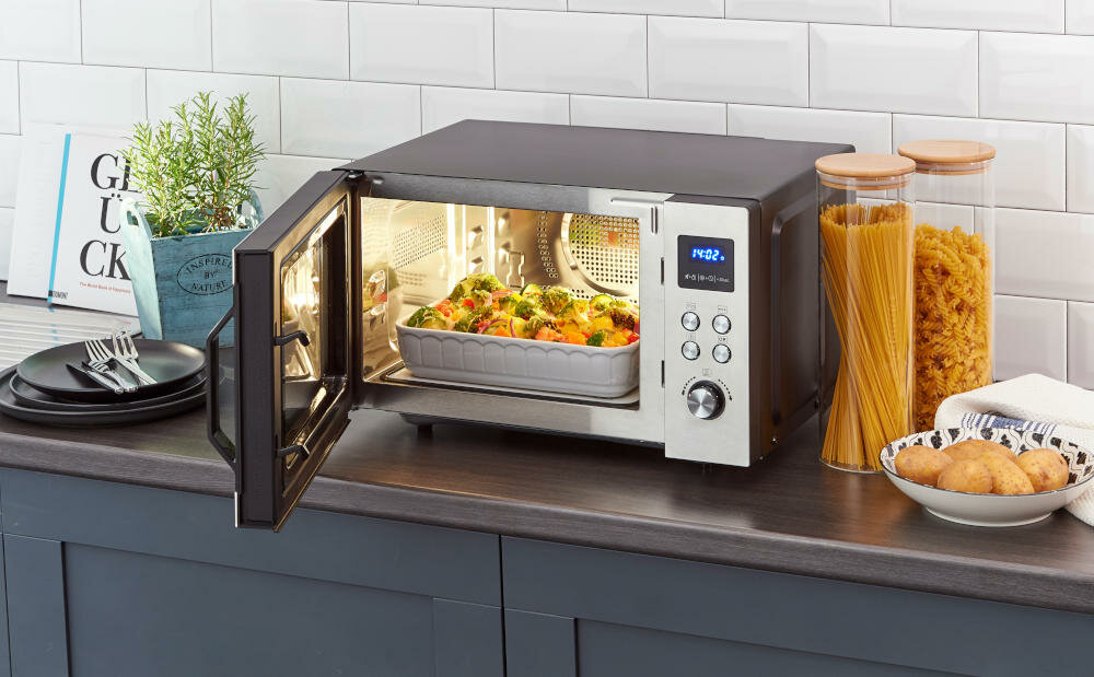 SEVERIN-MW-7758 obsługa klawisze funkcyjne sygnał dźwiękowy wyłączenie potrawy przygotowywanie przyjaciele rodzina zabezpieczenie dzieci