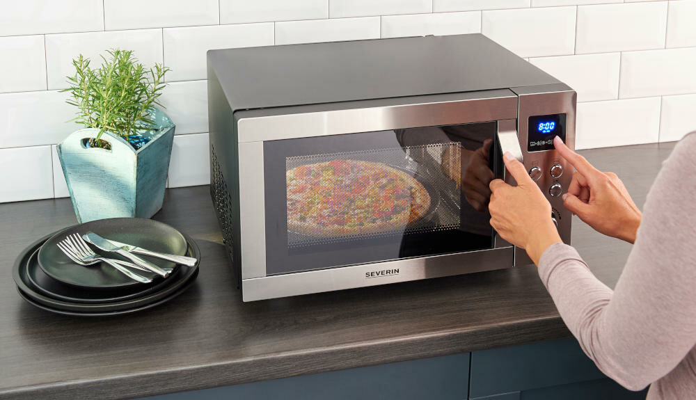 SEVERIN-MW-7759 obsługa klawisze funkcyjne sygnał dźwiękowy wyłączenie potrawy przygotowywanie przyjaciele rodzina