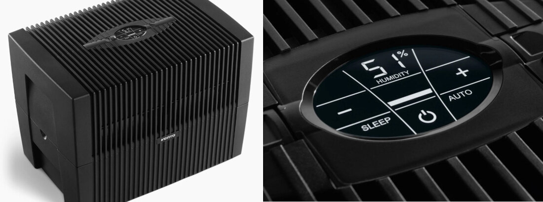 Nawilzacz ewaporacyjny VENTA Comfort Plus LW45 Czarny tryby aromaterapia tryb Auto tryb Sleep